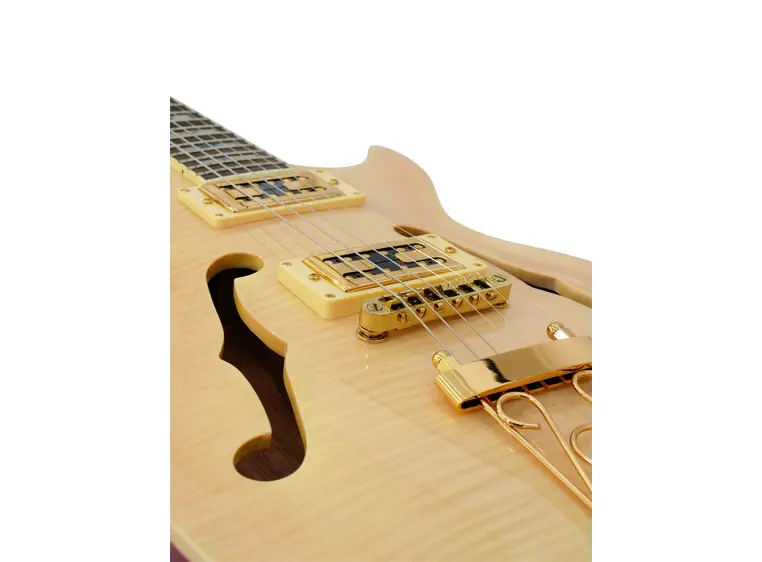 DIMAVERY LP-600 E-Guitar, nature maple 